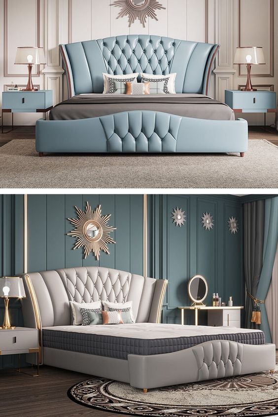 Leather Bed LB27